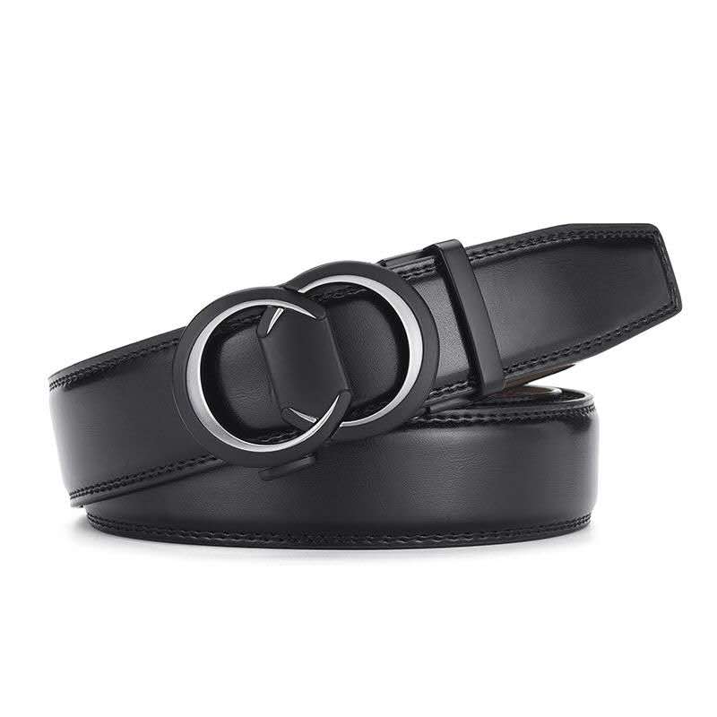 Premium Dual Ring Buckle Leather Belt