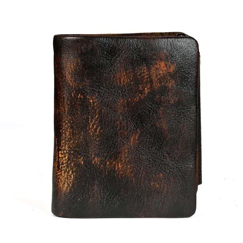 Men’s Vintage Leather Wallet –Handcrafted, Slim & Durable