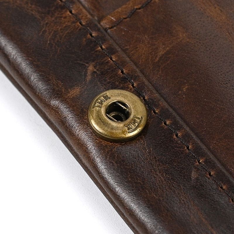 Vintage Bi-Fold Leather Wallet – Original Leather Wallet