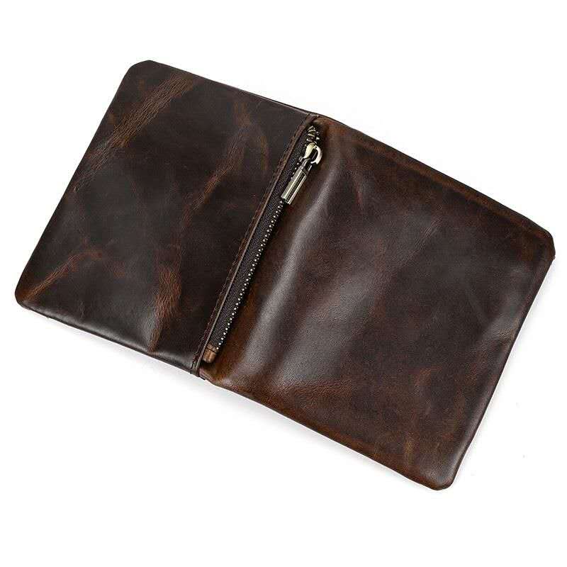 Vintage Bi-Fold Leather Wallet – Original Leather Wallet