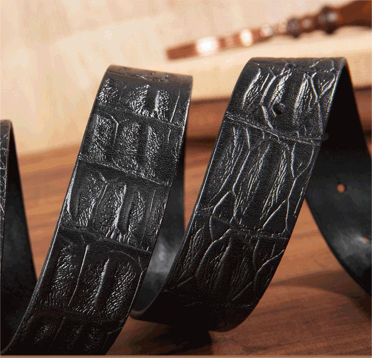 Vintage Oval Buckle Leather Belt-Original Leather Belt