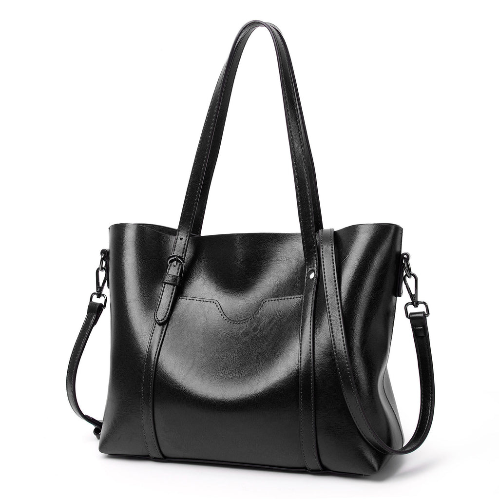 Elegant Leather Tote – Classic Carryall for the Modern Woman