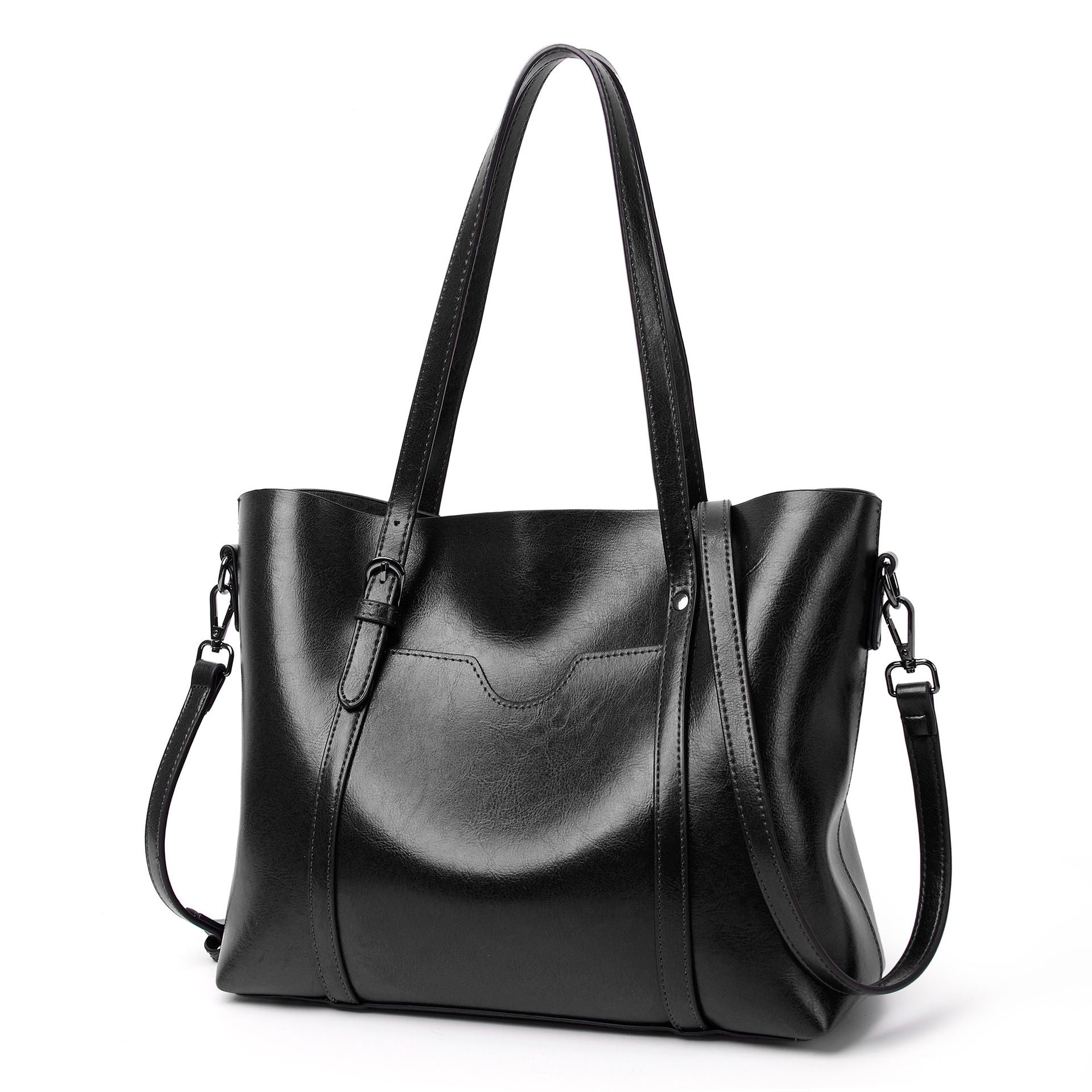 Elegant Leather Tote – Classic Carryall for the Modern Woman