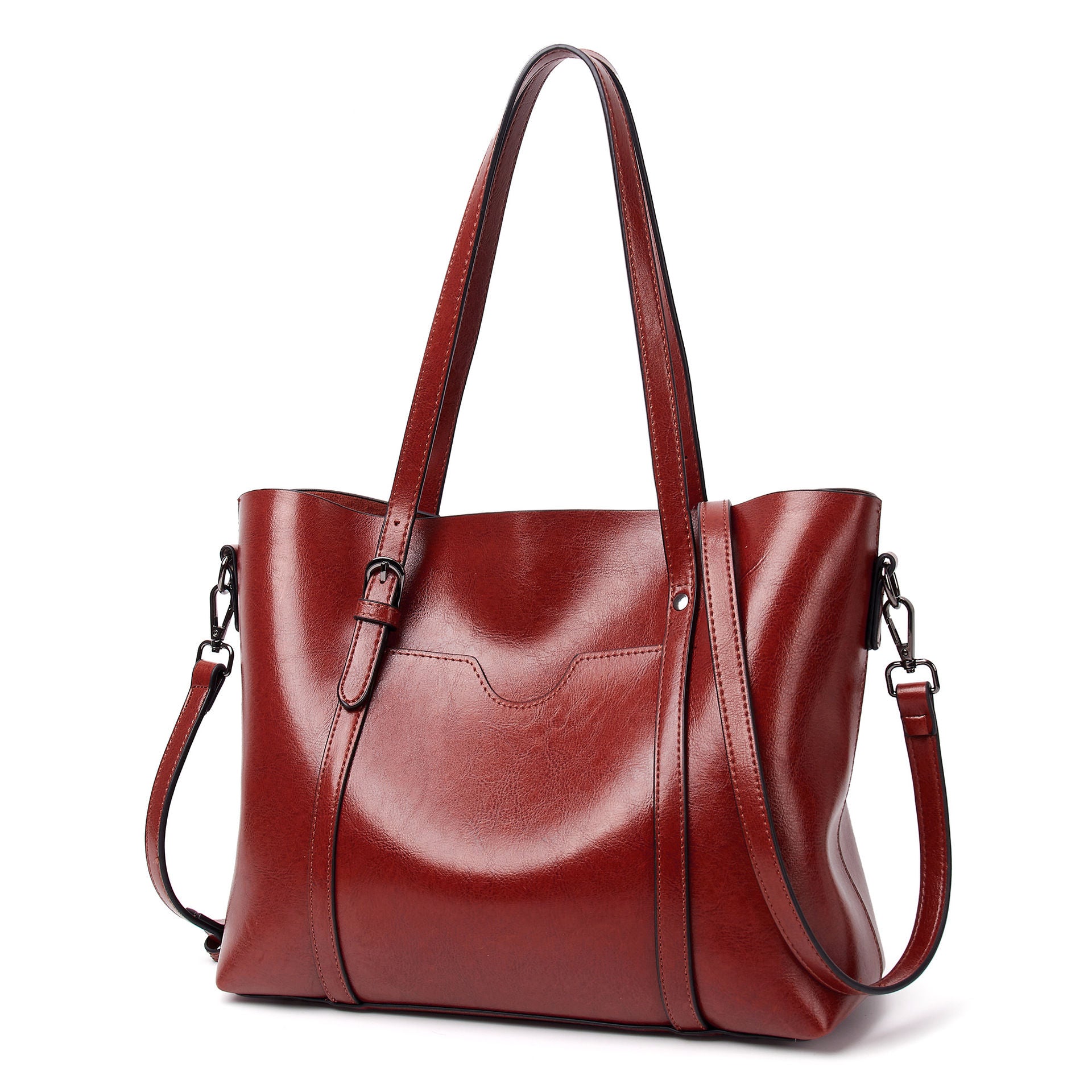 Elegant Leather Tote – Classic Carryall for the Modern Woman