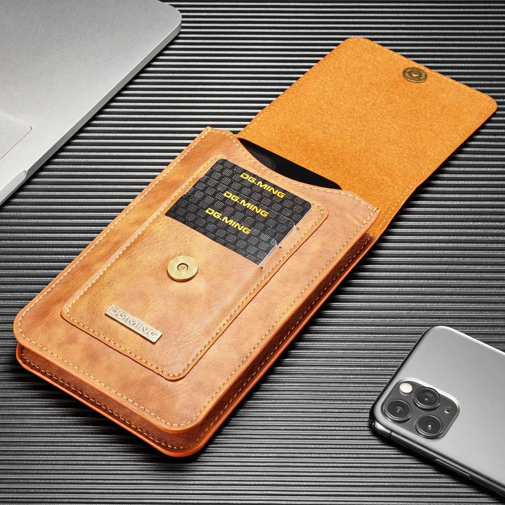 Men's Genuine Leather Retro Belt Bag