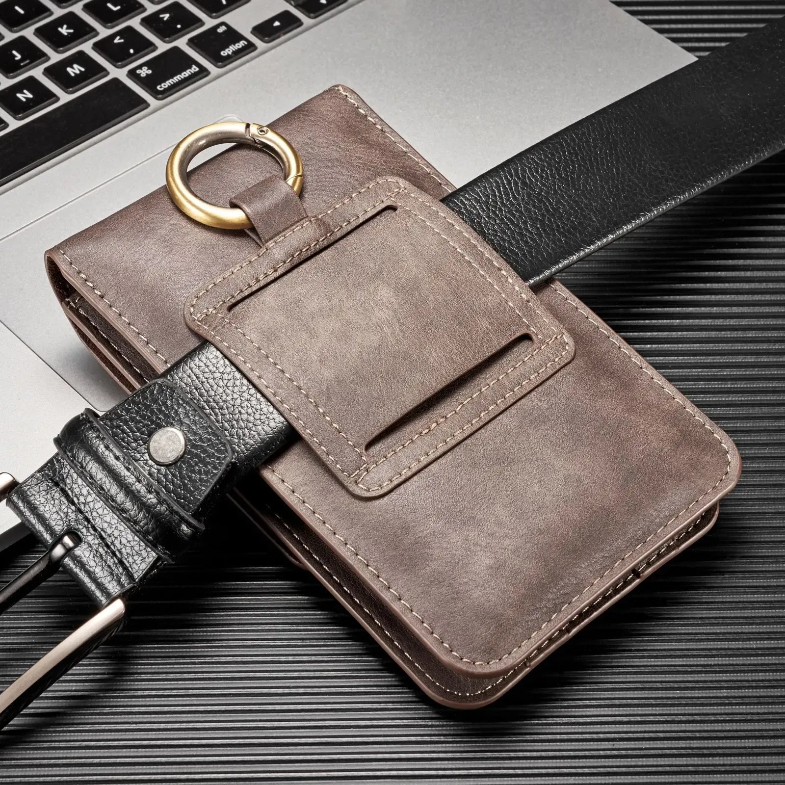 Men's Genuine Leather Retro Belt Bag