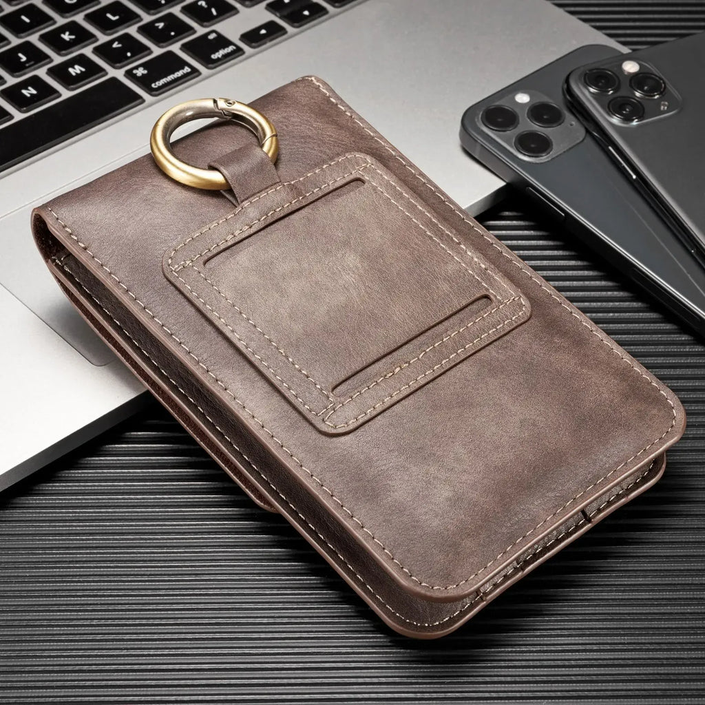 Men's Genuine Leather Retro Belt Bag