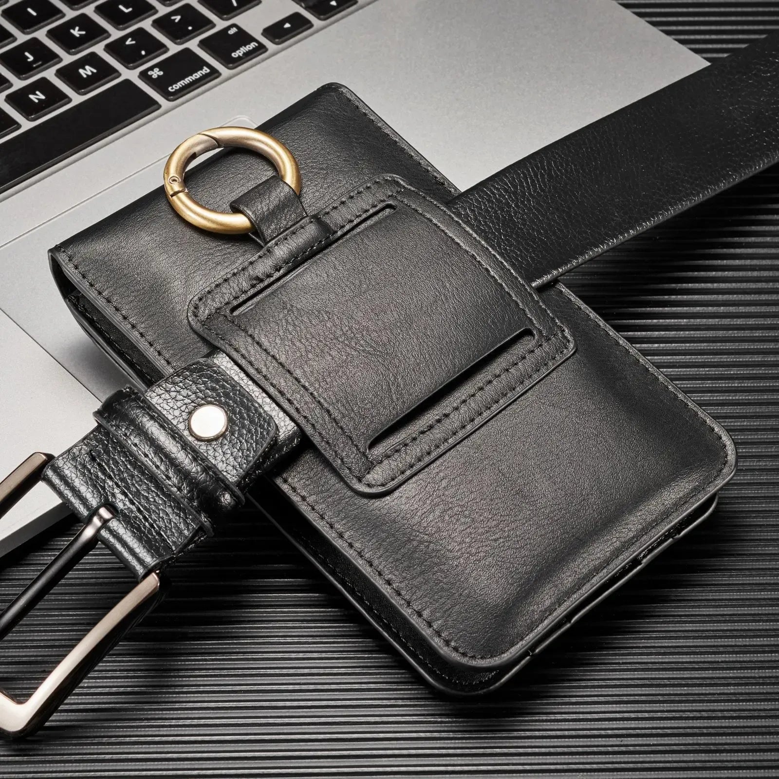 Men's Genuine Leather Retro Belt Bag
