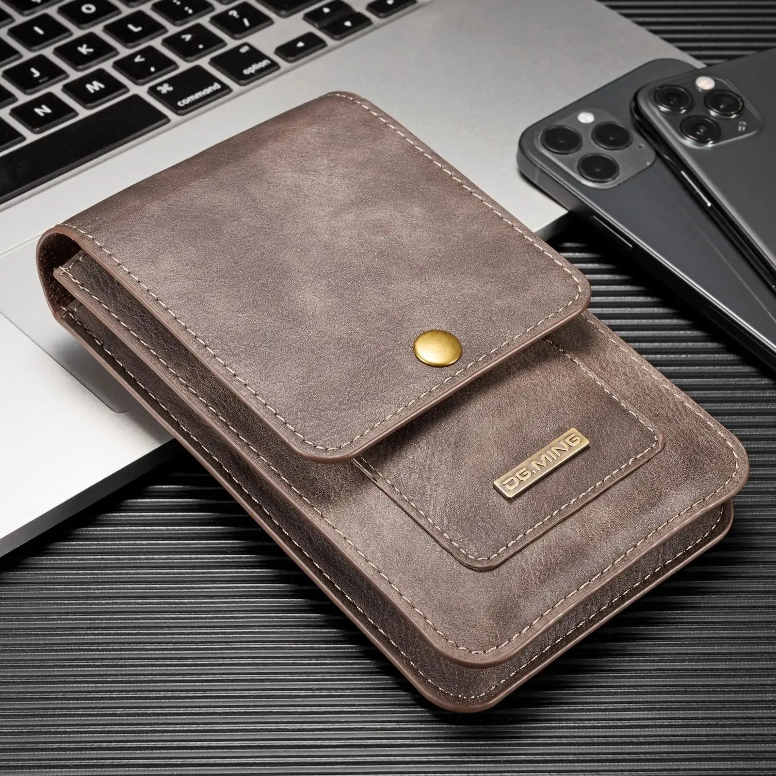 Men's Genuine Leather Retro Belt Bag